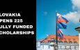 Slovakia Opens 225 Fully Funded Scholarships for International Bachelor’s and Master’s Students